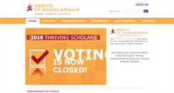 Desktop Screenshot of abbviecfscholarship.com