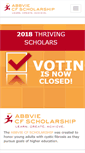 Mobile Screenshot of abbviecfscholarship.com